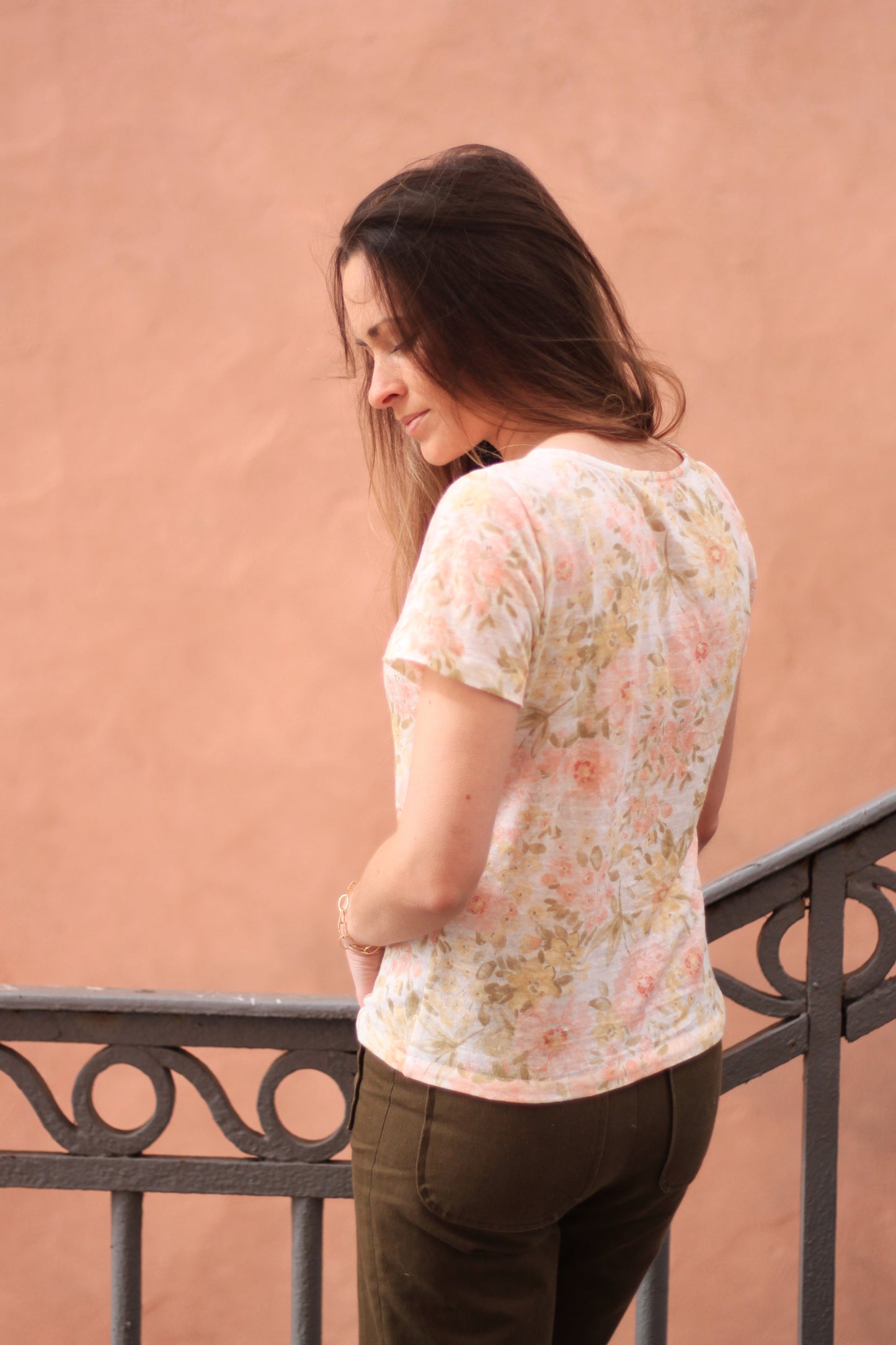 Jersey lin - Imprimé Lison (Coupon)