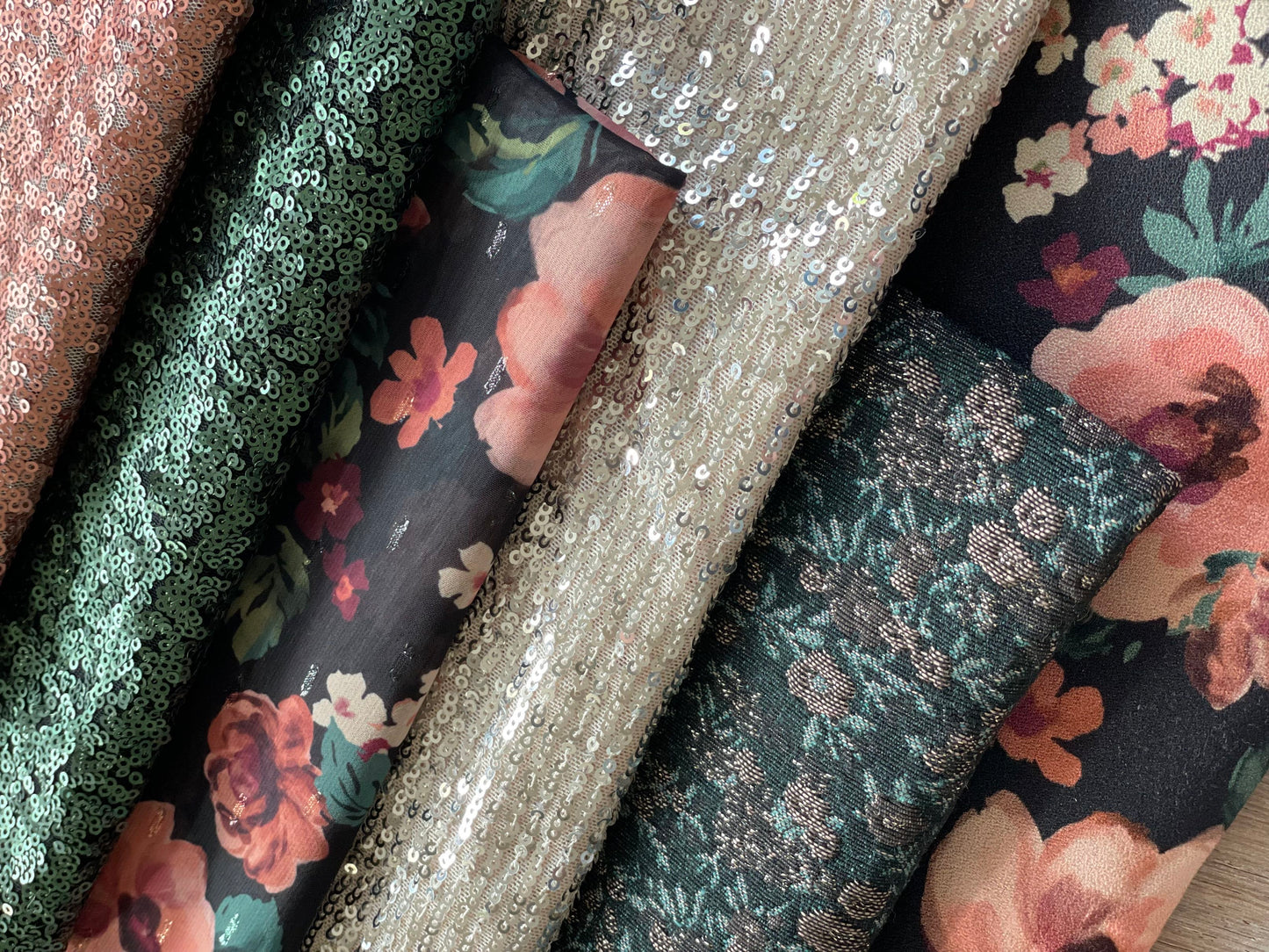 Sequins souple - Nude & Argent