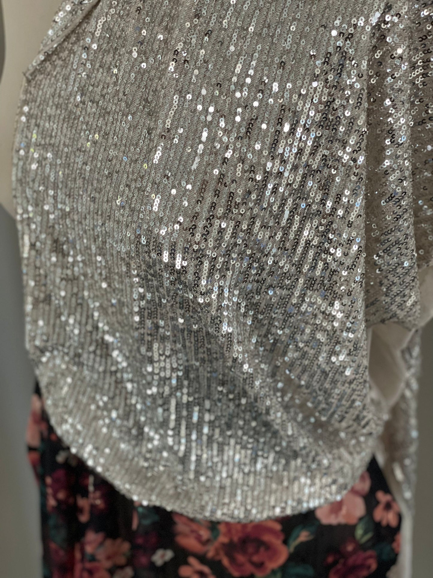 Sequins souple - Nude & Argent