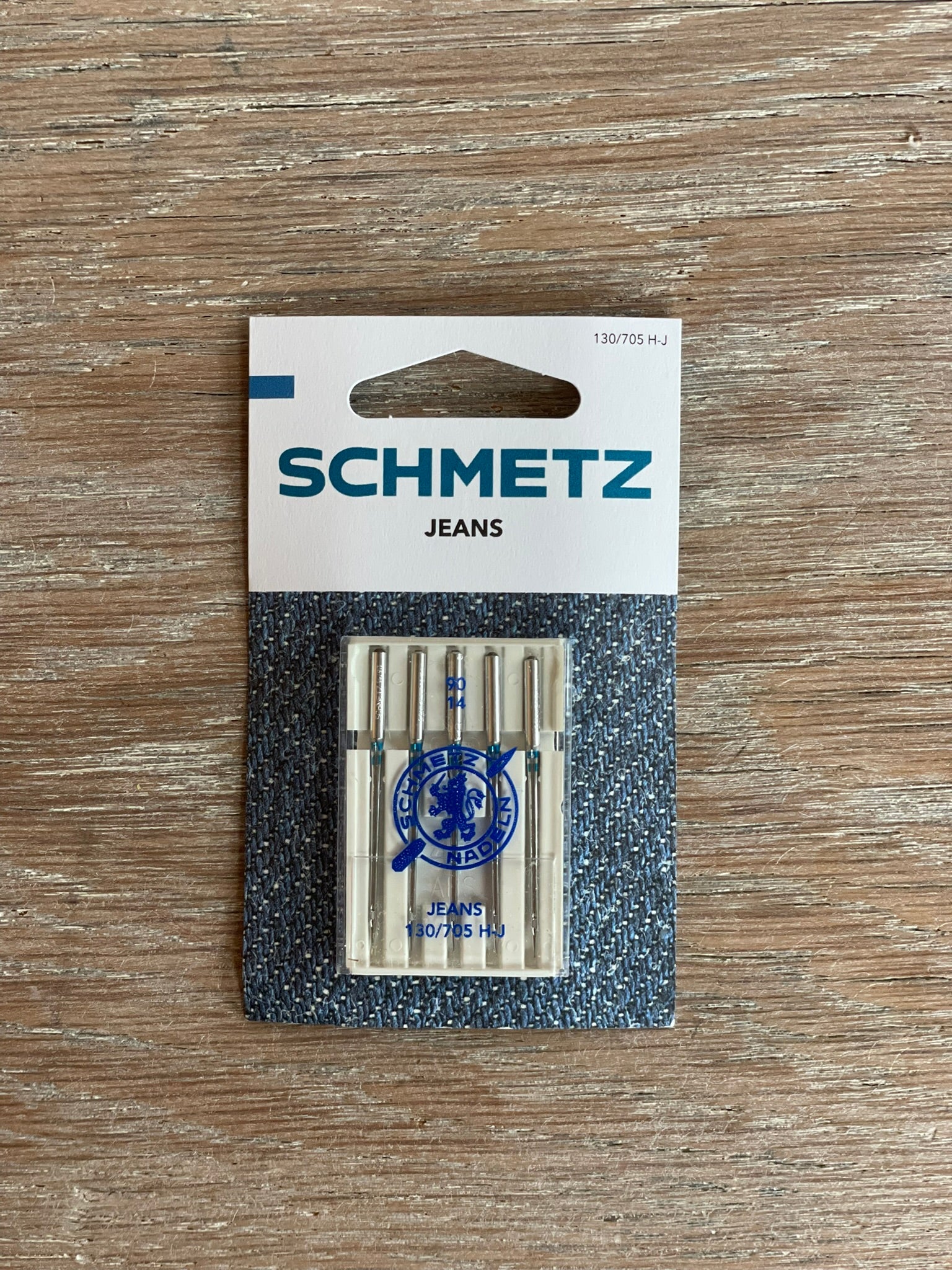 Lot de 5 Aiguilles Jeans pour machine - 90/12 - Schmetz