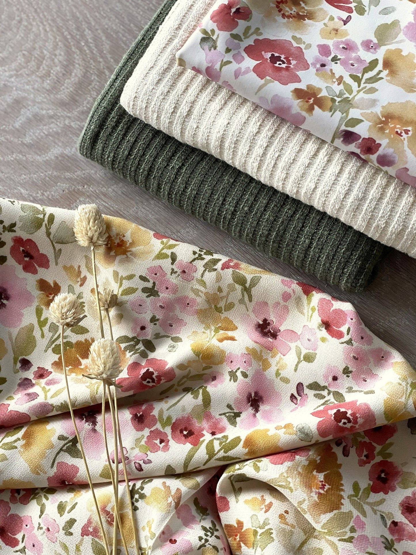 Crêpe marocain de Viscose - Imprimé Felicia