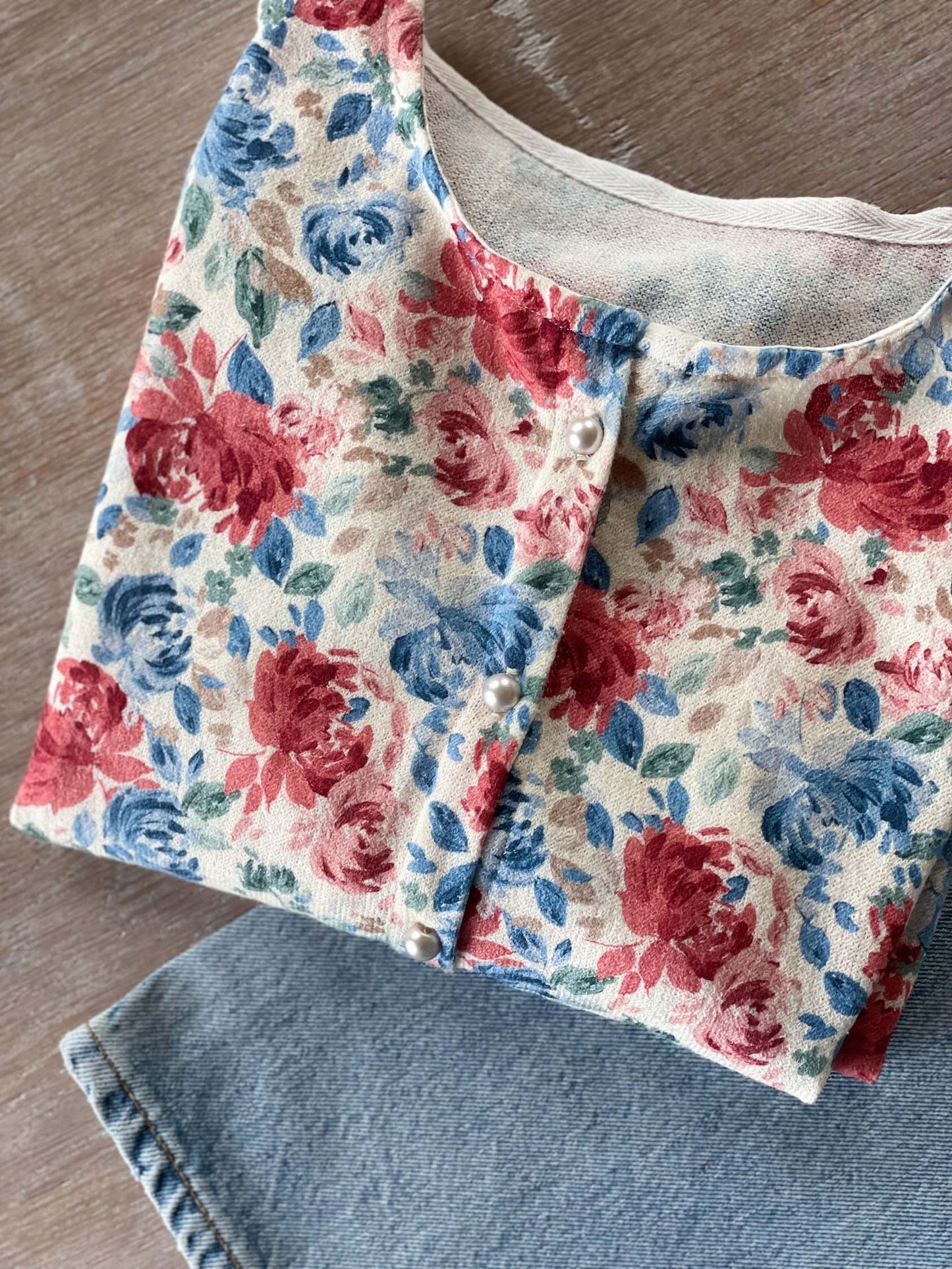 Kit Gilet Isalys - Collab' Cha' coud & Vingtsept - Imprimé Mila