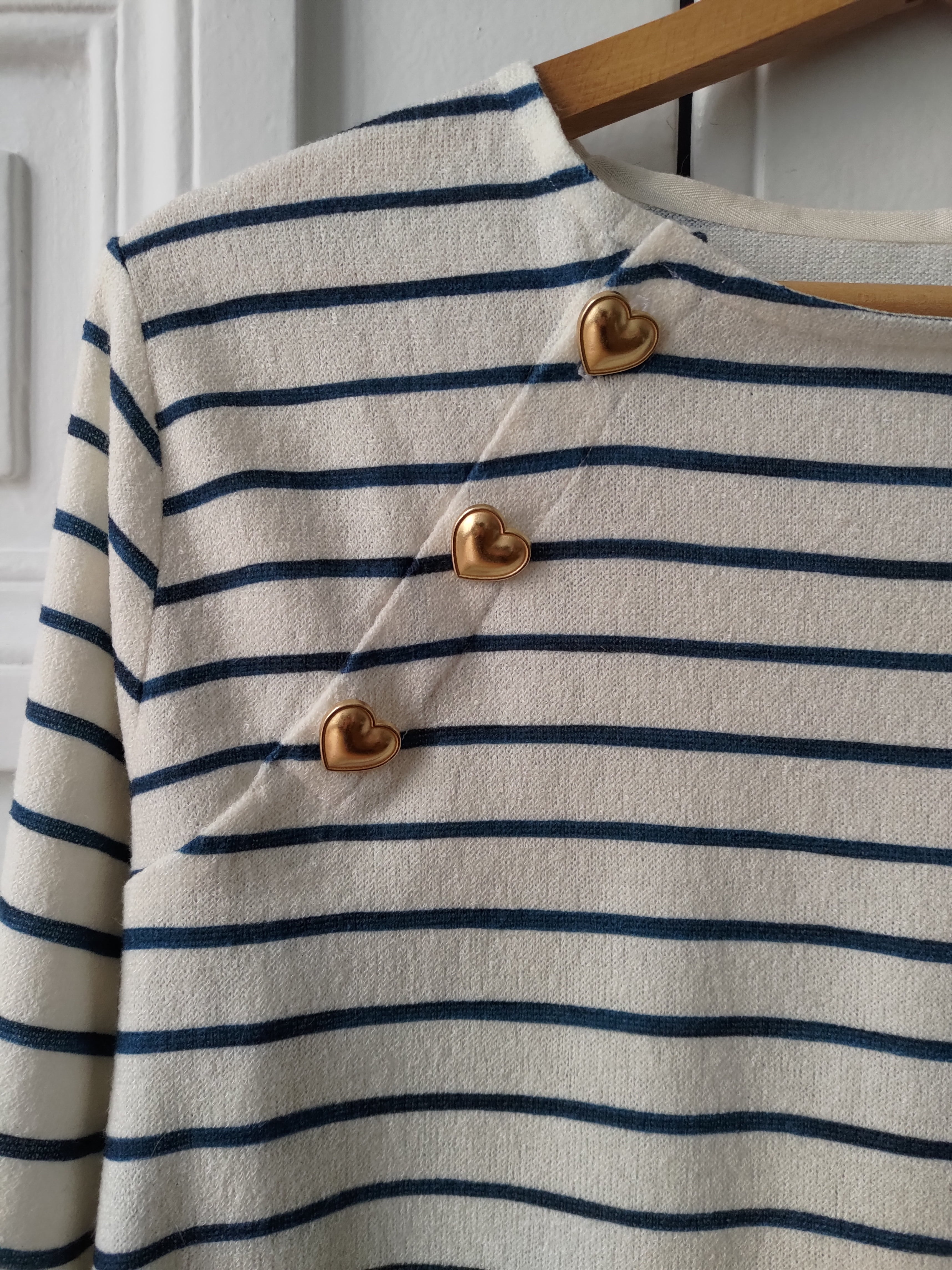 Ensemble Pull Oria de Cha' Coud & Maille Marine