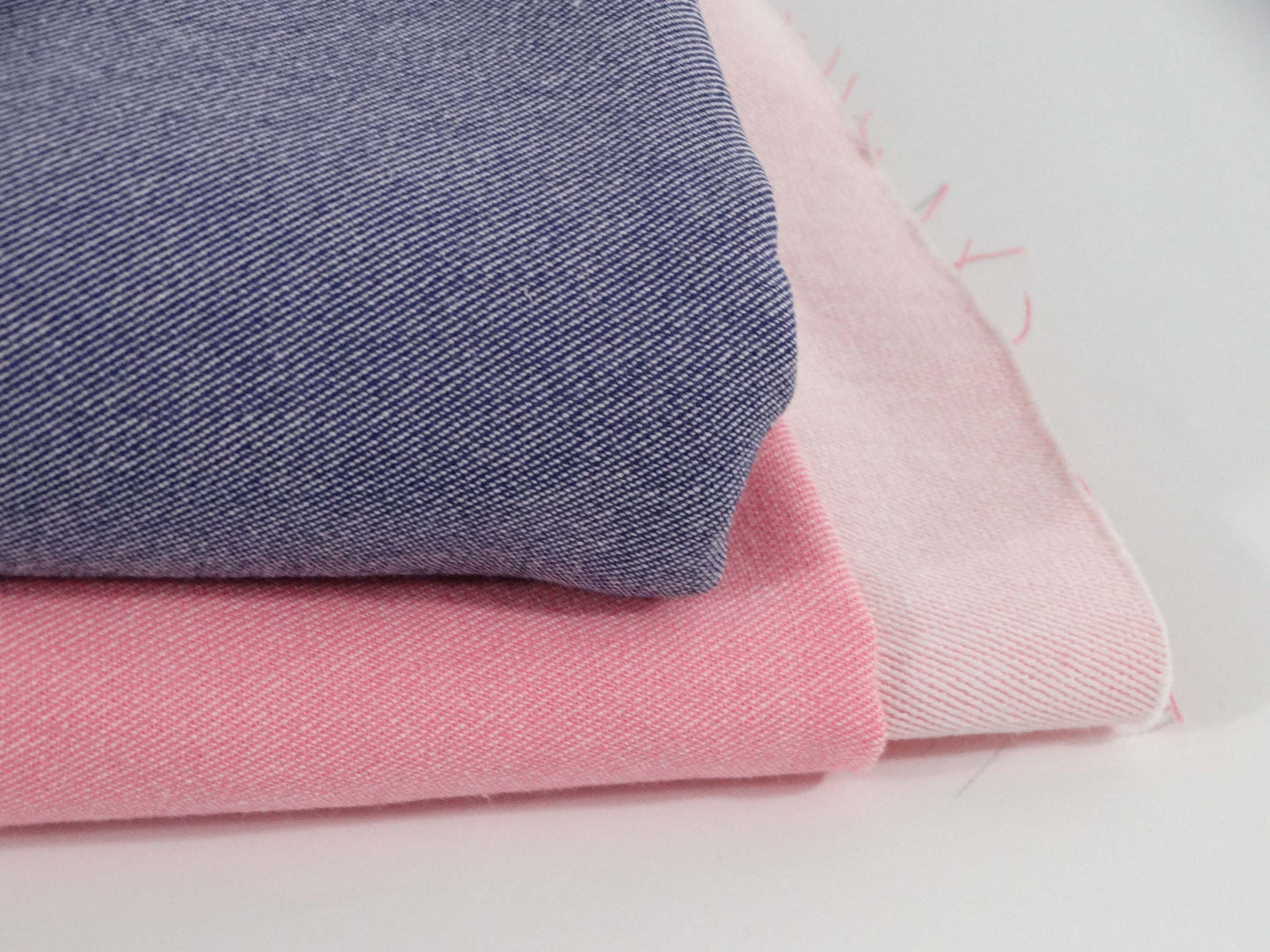Capsule #Jean Challenge - Sergé Uni - Rose fluo