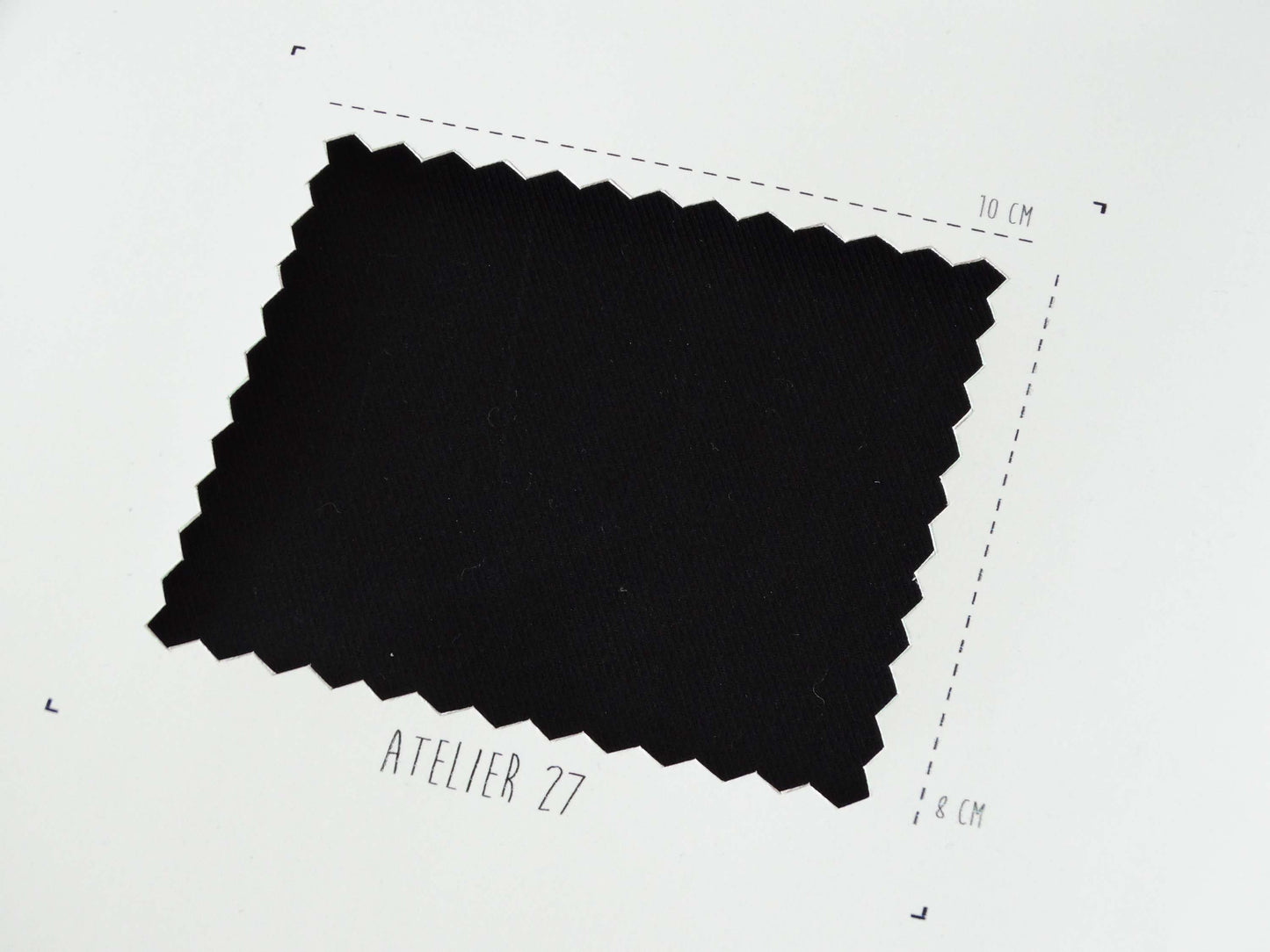 Capsule Rock & White - Twill light coton - Noir