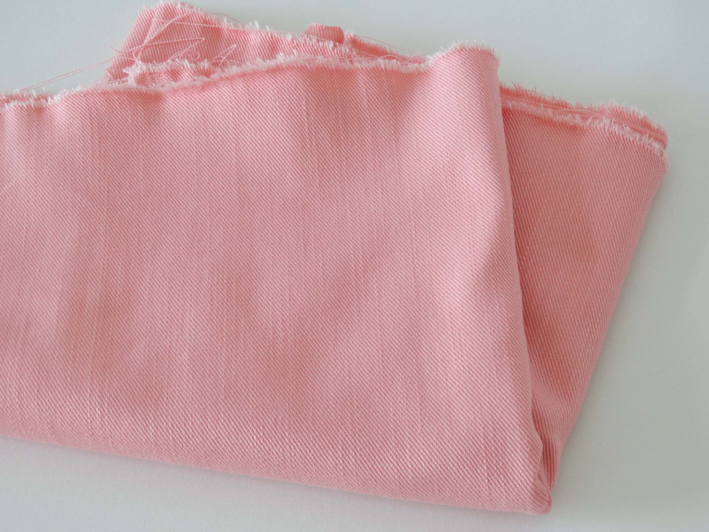 Capsule Denim challenge - Sergé lourd Uni - Rose