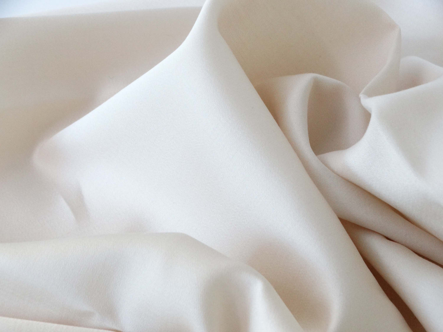 Satin de coton uni - beige