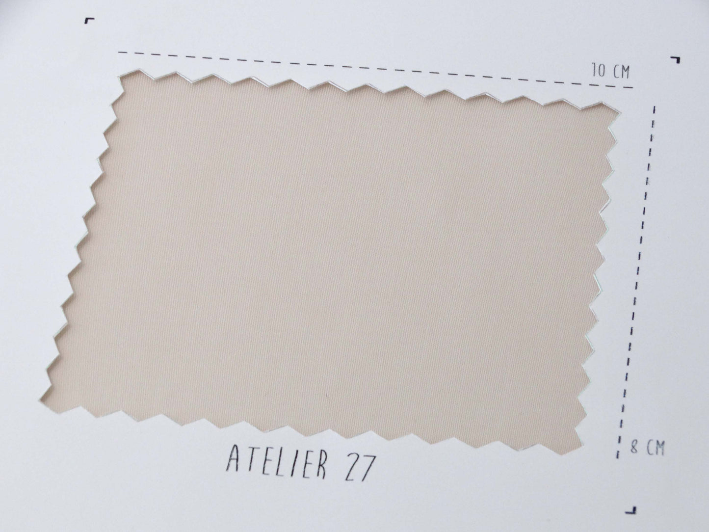Satin de coton uni - beige