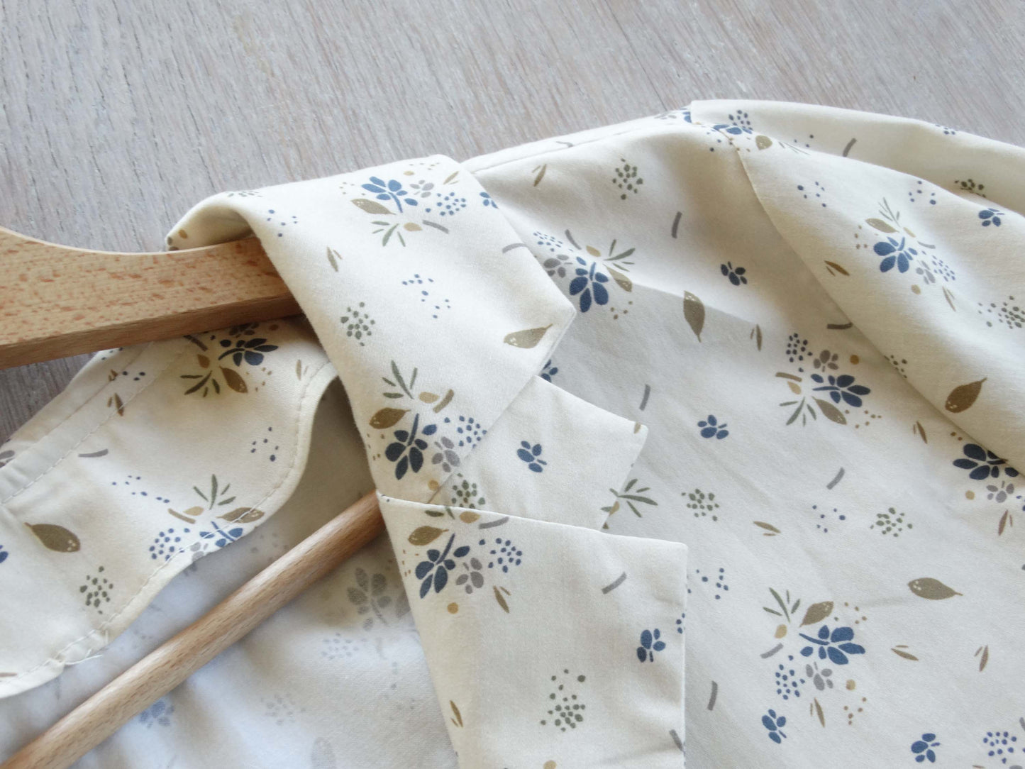 Satin de coton lourd - Imprimé Alboussière - Beige