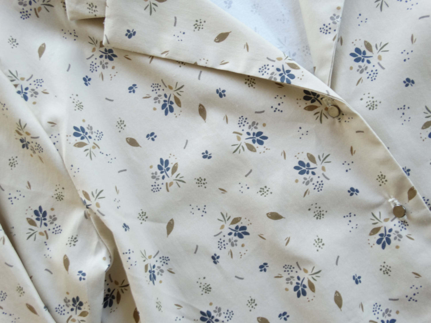 Satin de coton lourd - Imprimé Alboussière - Beige