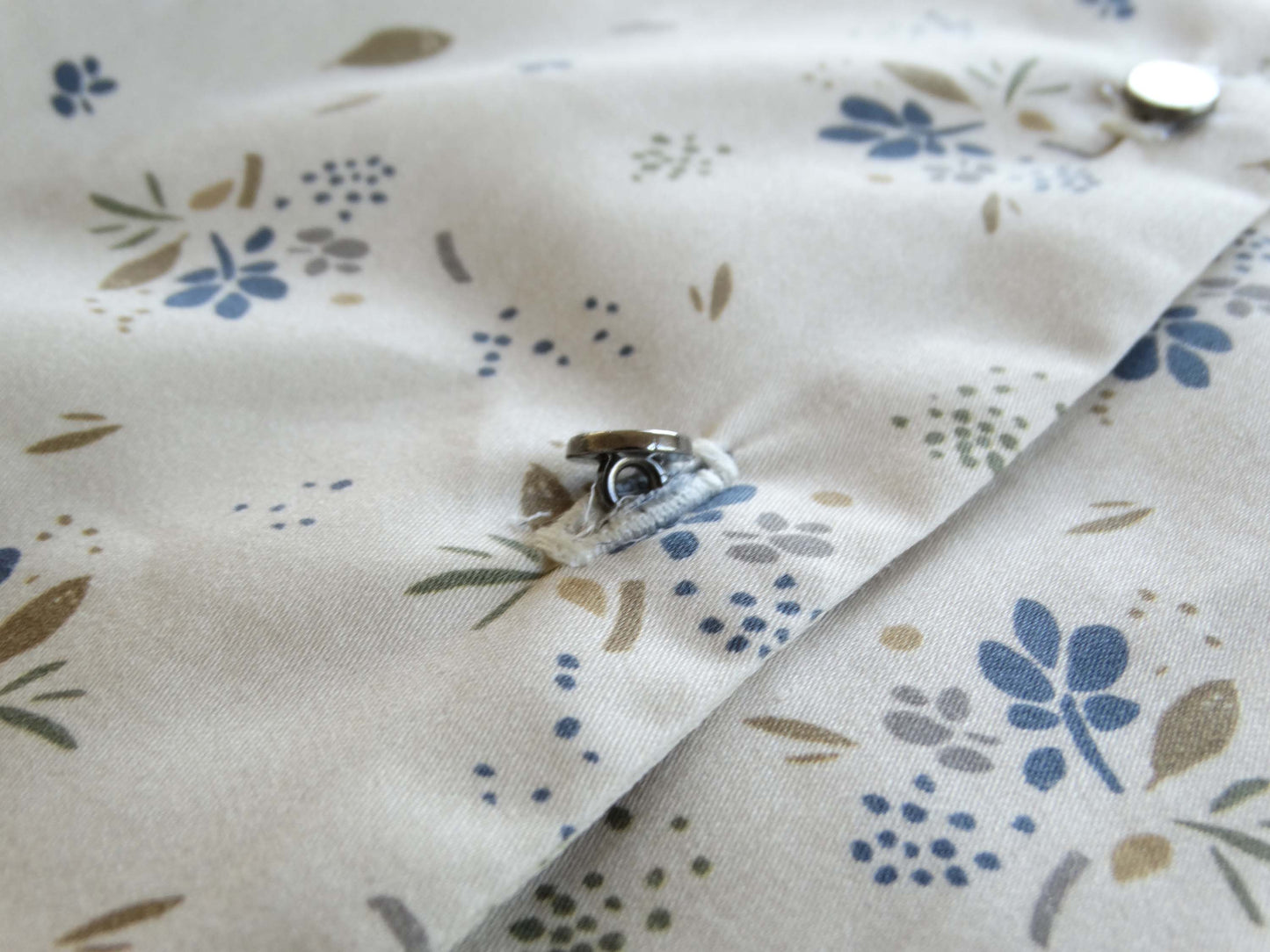 Satin de coton lourd - Imprimé Alboussière - Beige