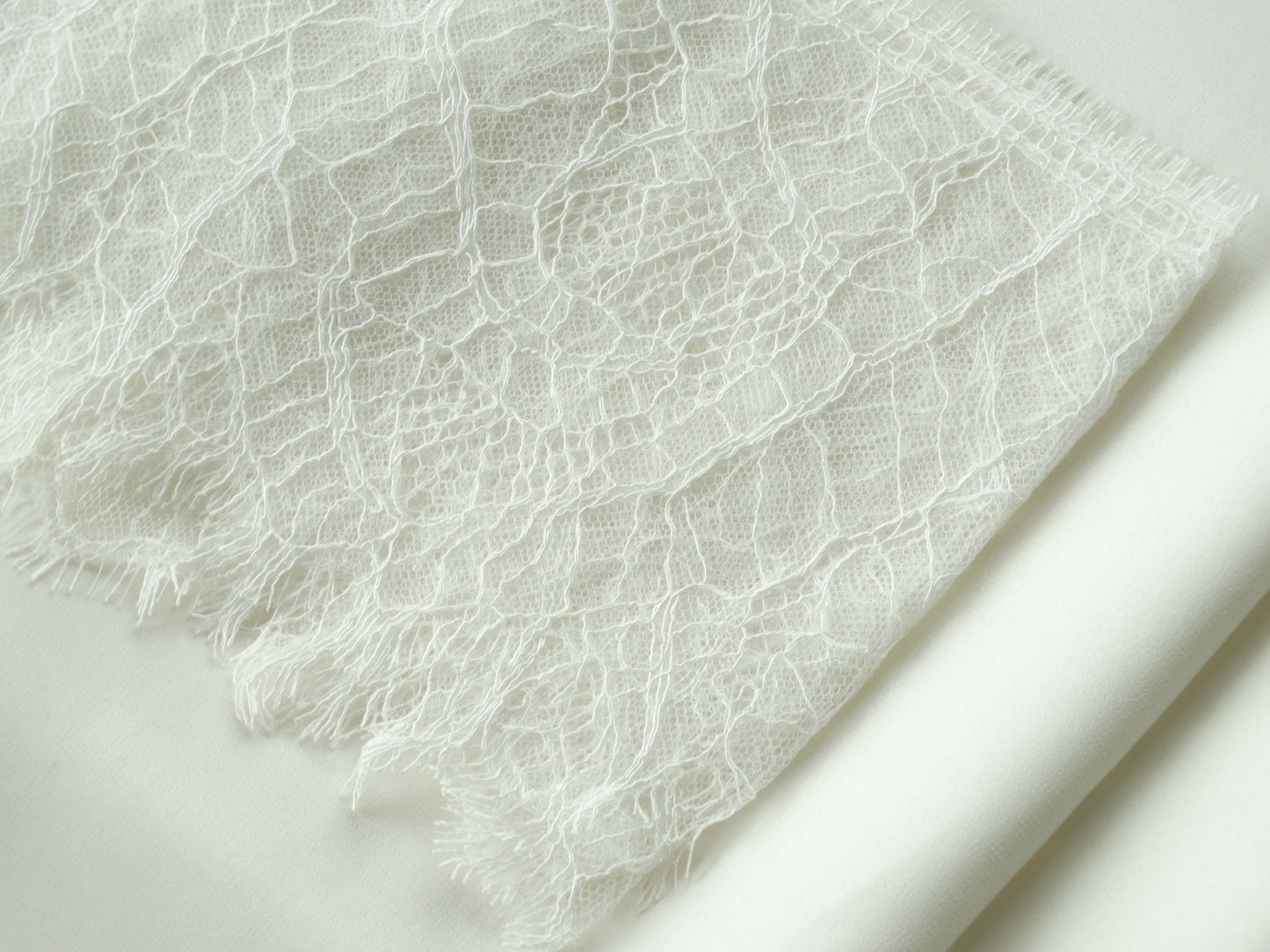 Ruban dentelle - Hortensia - Ivoire