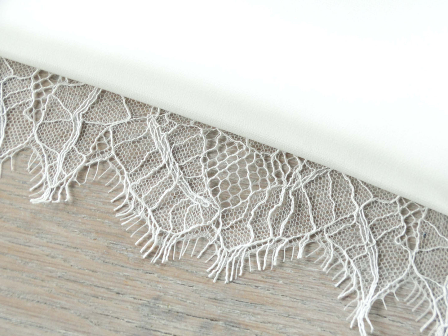 Ruban dentelle - Hortensia - Ivoire