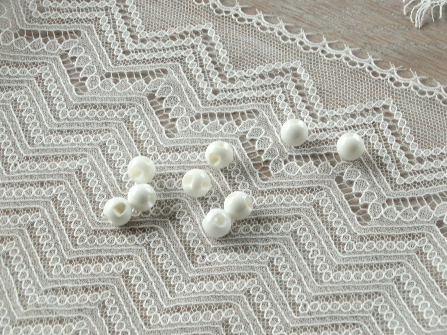 Ruban dentelle - Limonium - Ivoire