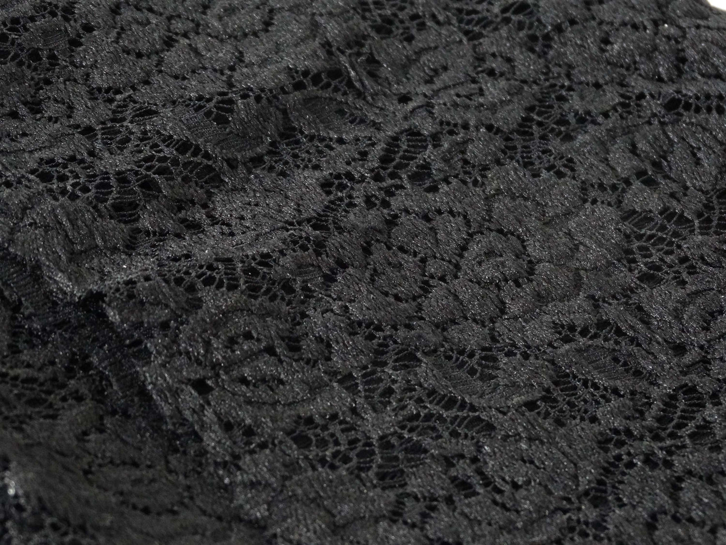 Capsule #Smart : Dentelle fleurs - Noir
