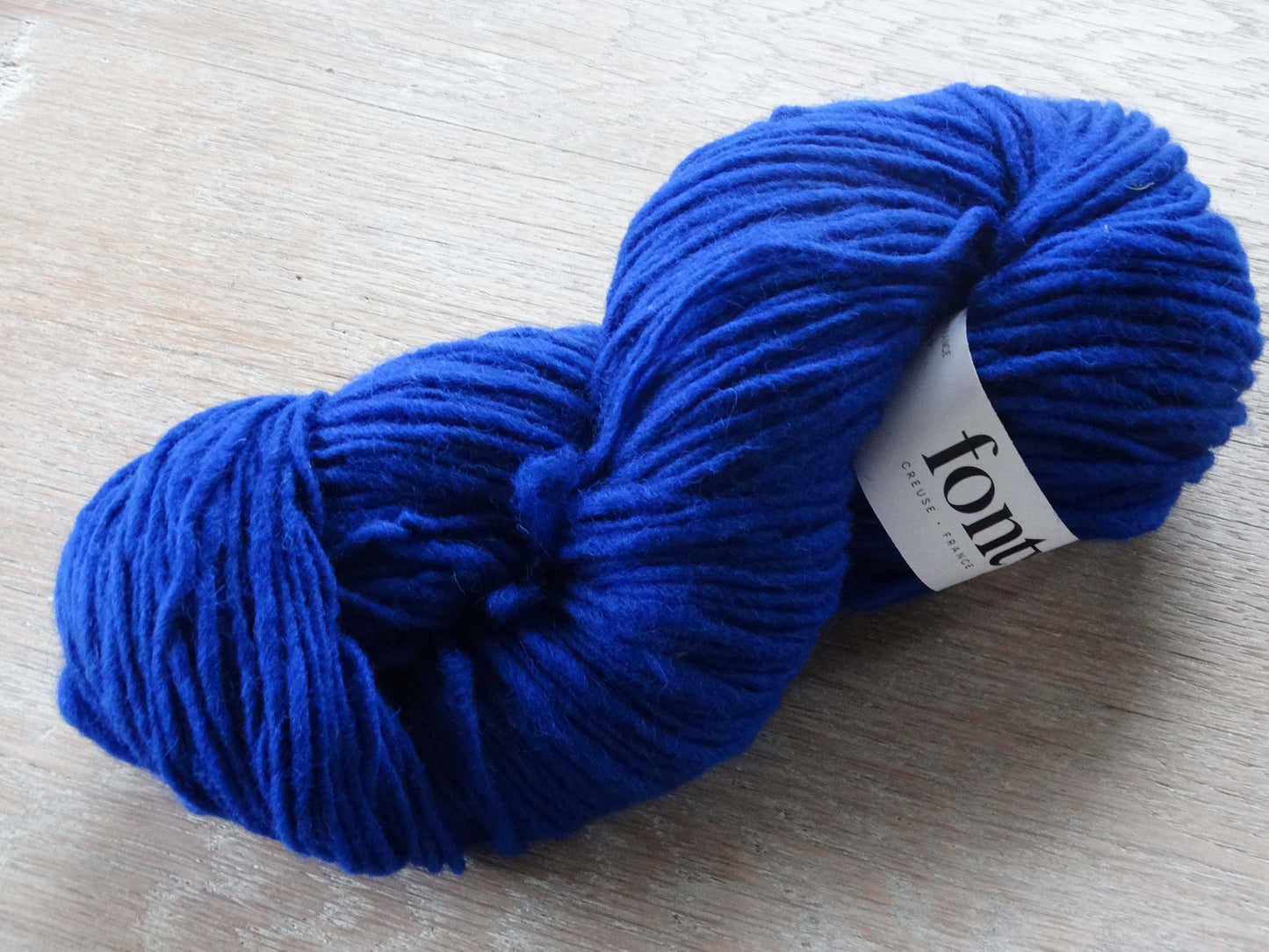 Fil à tricoter - Rustique - Bleu Klein