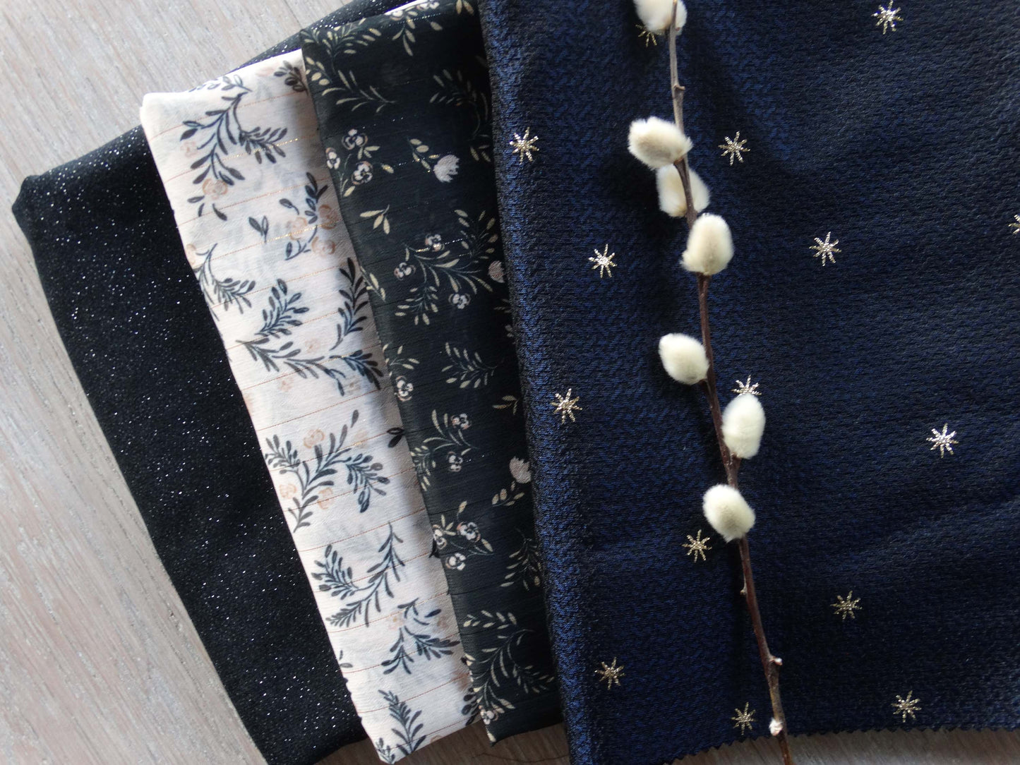 Jacquard - Constellation - Marine et Or