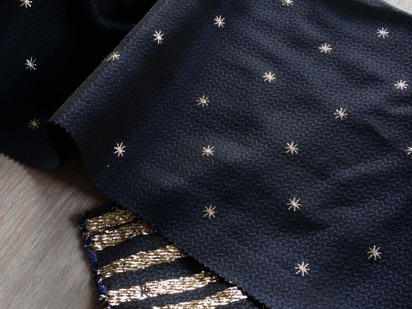 Jacquard - Constellation - Marine et Or