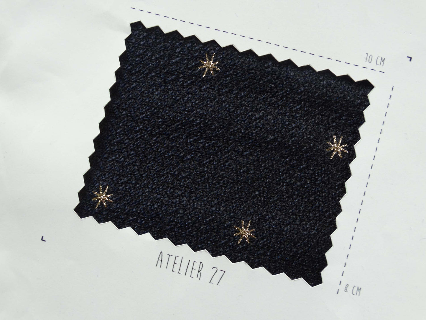 Jacquard - Constellation - Marine et Or