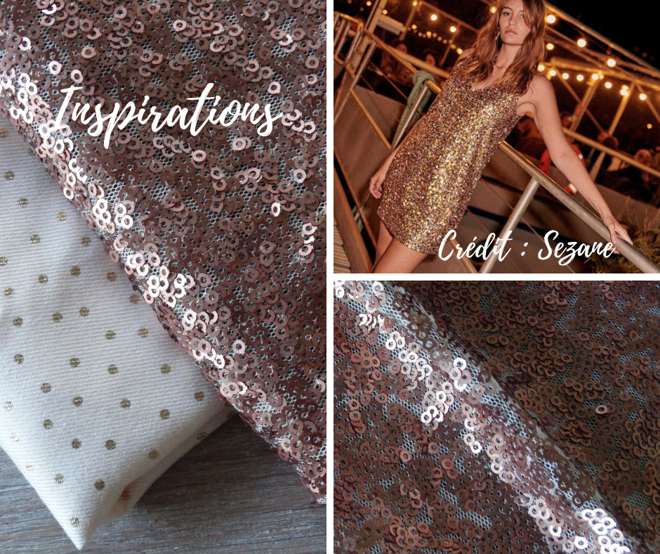 Sequins - Bronze - Uni mat