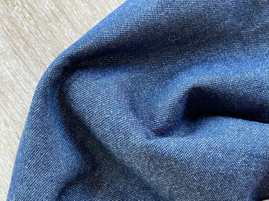 Tissu Jean Light - Uni - Bleu