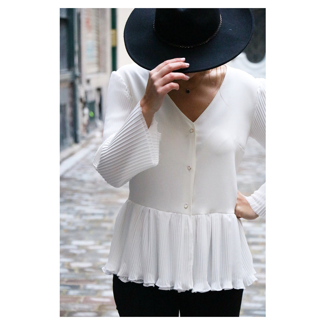 Voile plissé par @Zeste de couture