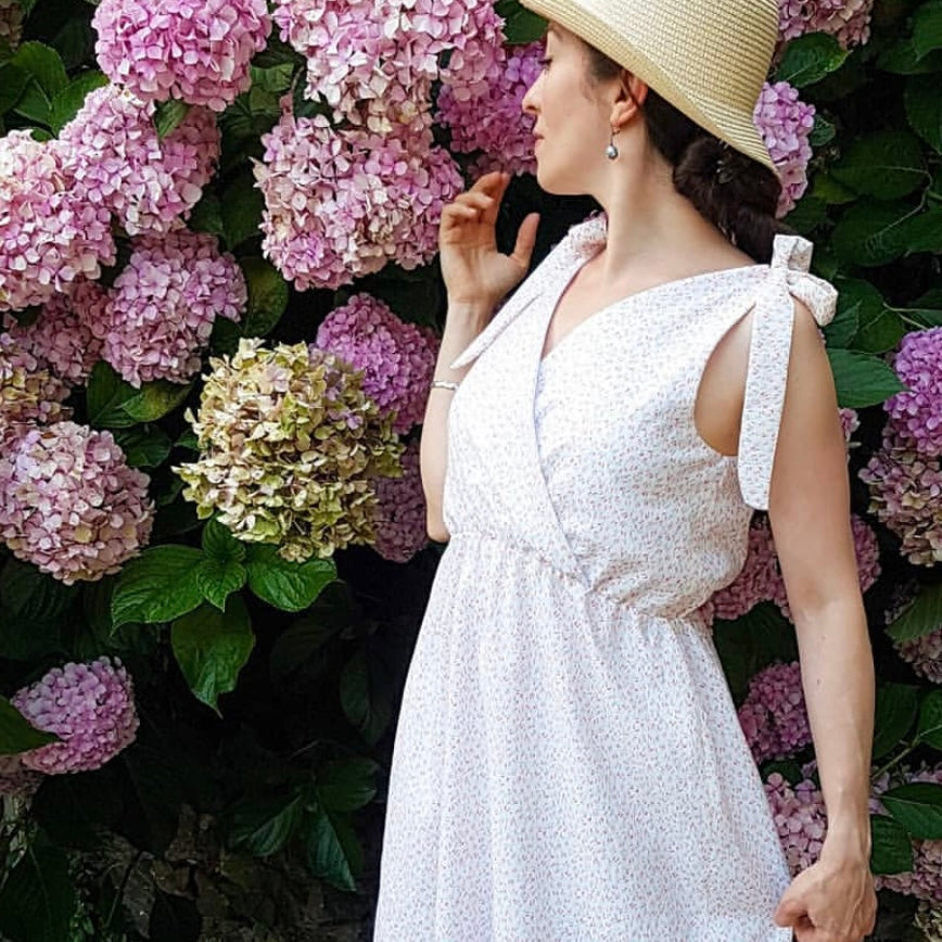La robe Athéna avec @isabelle.handmade.stories