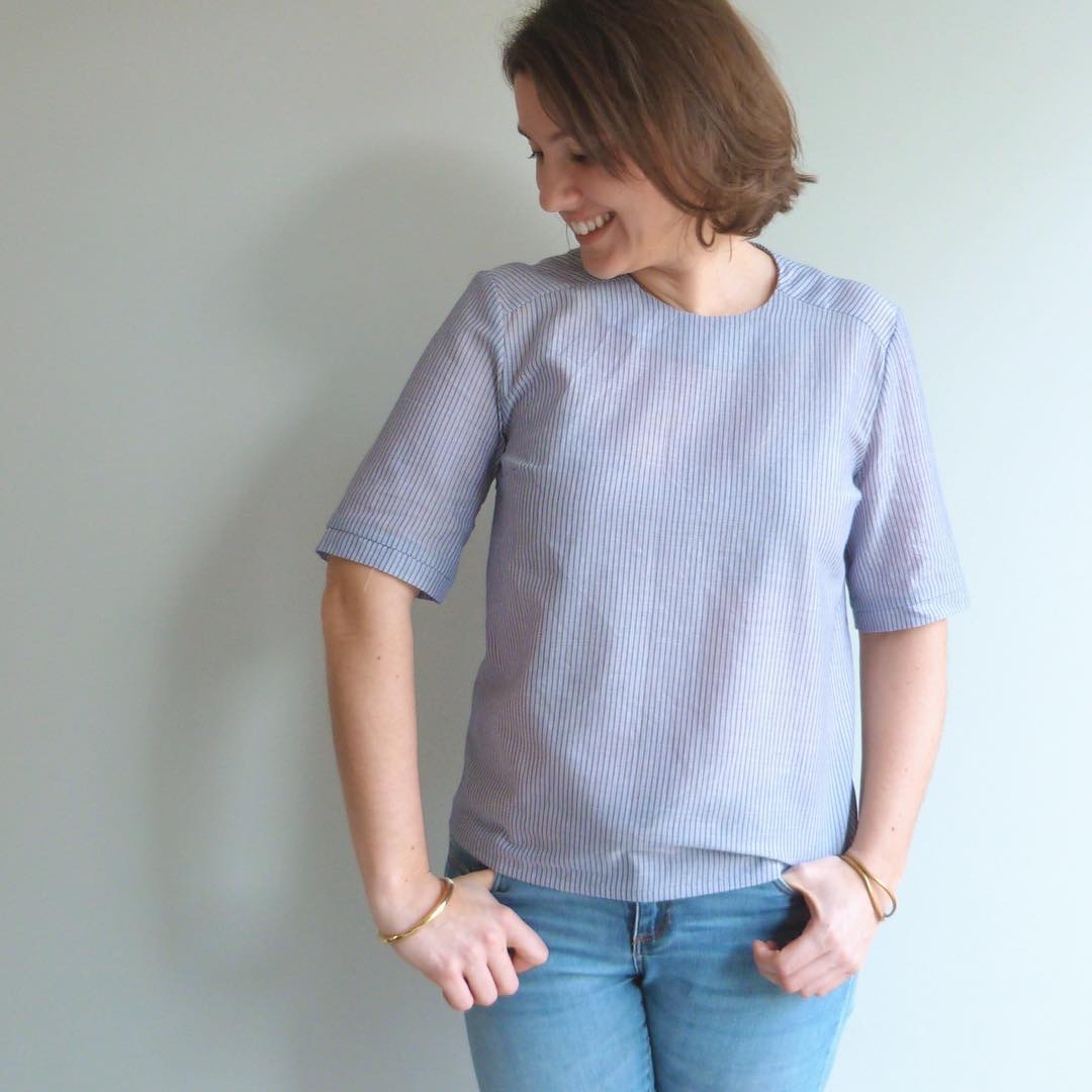 La chemise à rayure par @Auguste_et_septembre