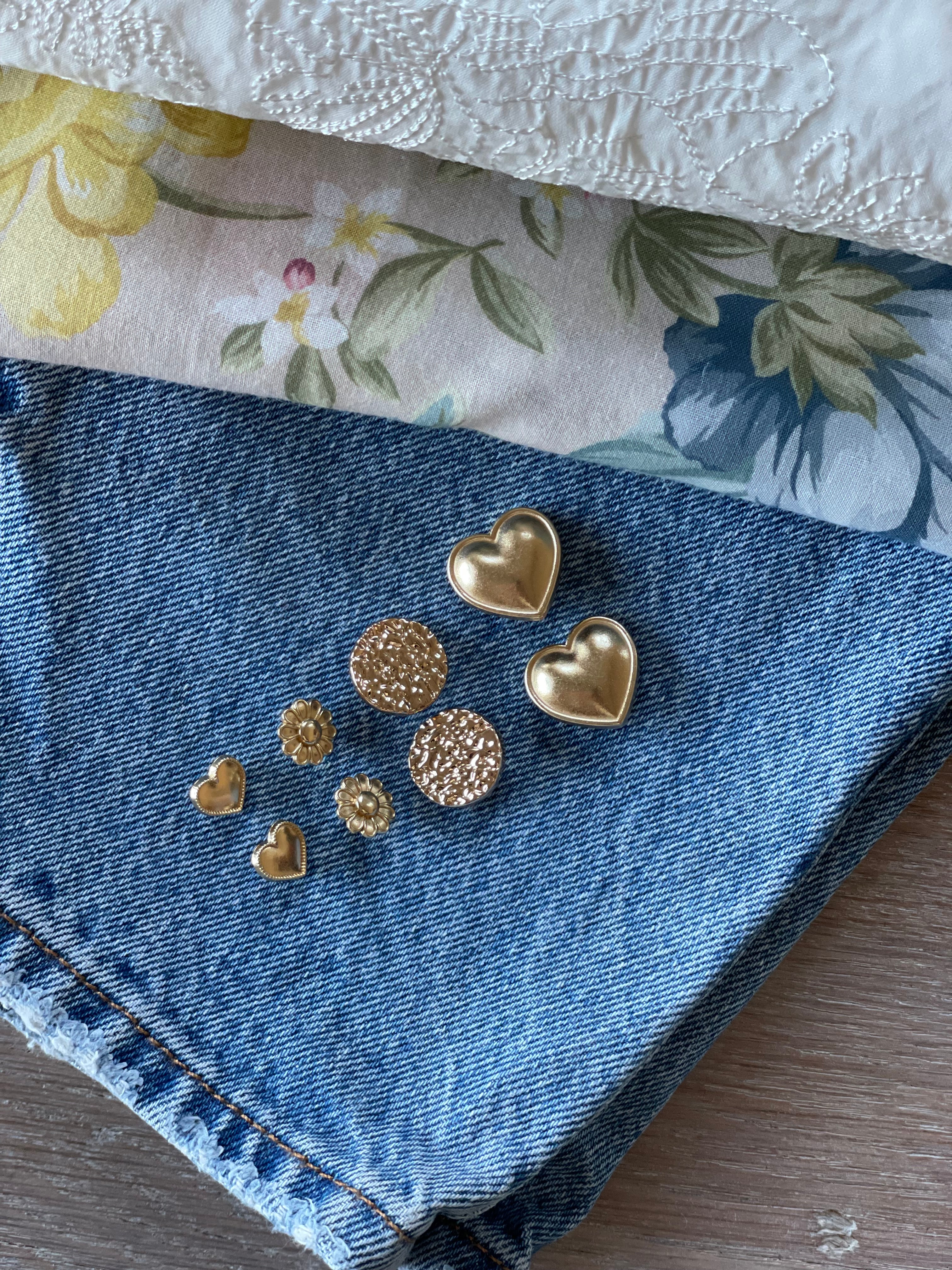 Sewing button - Chicory - Gold