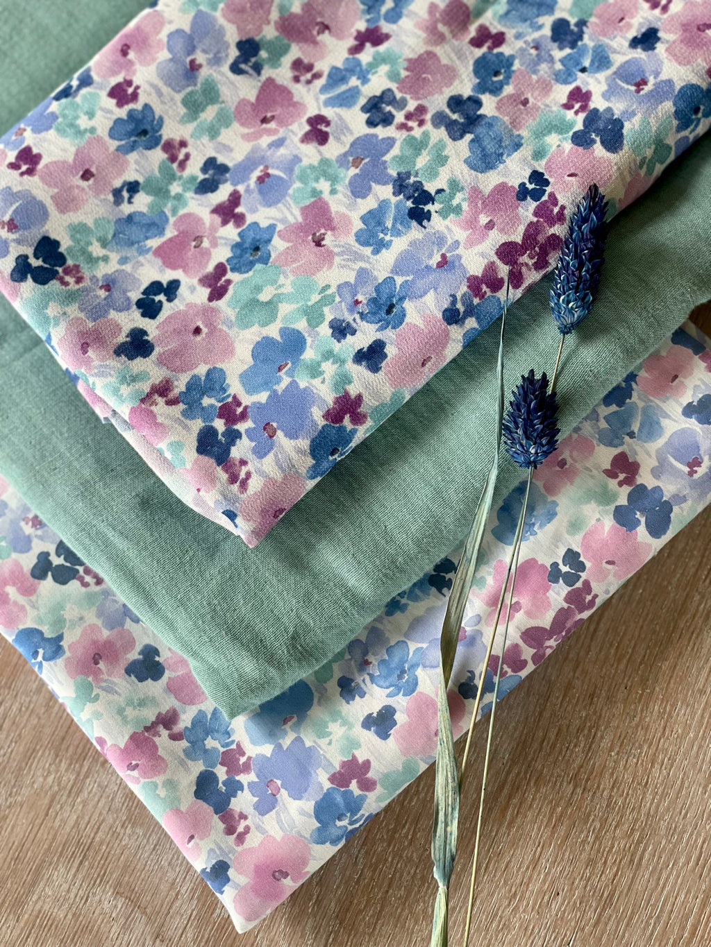 Moroccan Viscose Crepe - Flora Print