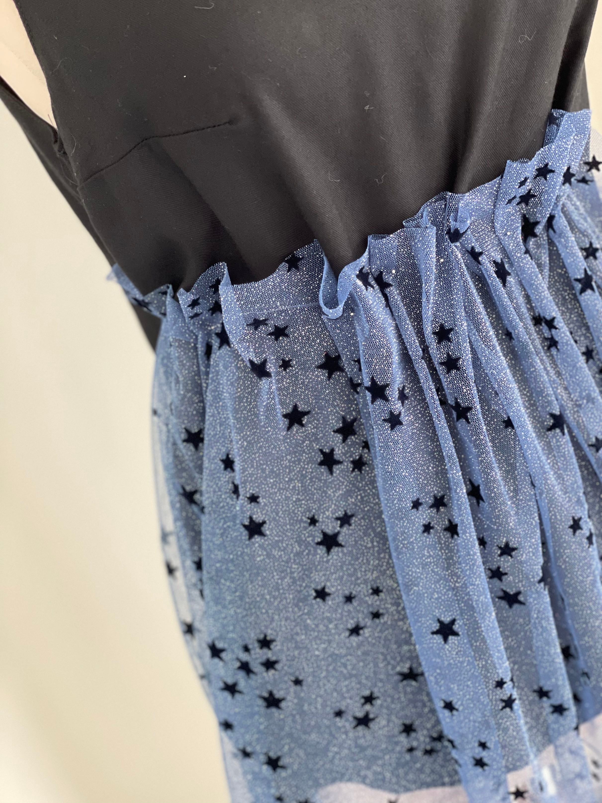 Glittery tulle - Flock prints