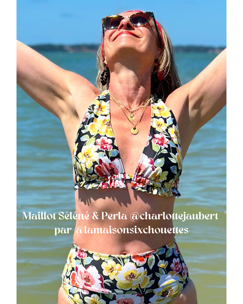 Mesh Swimsuit - Pia Print