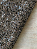 Sequins - Noir Argent - Uni brillant (Coupon)