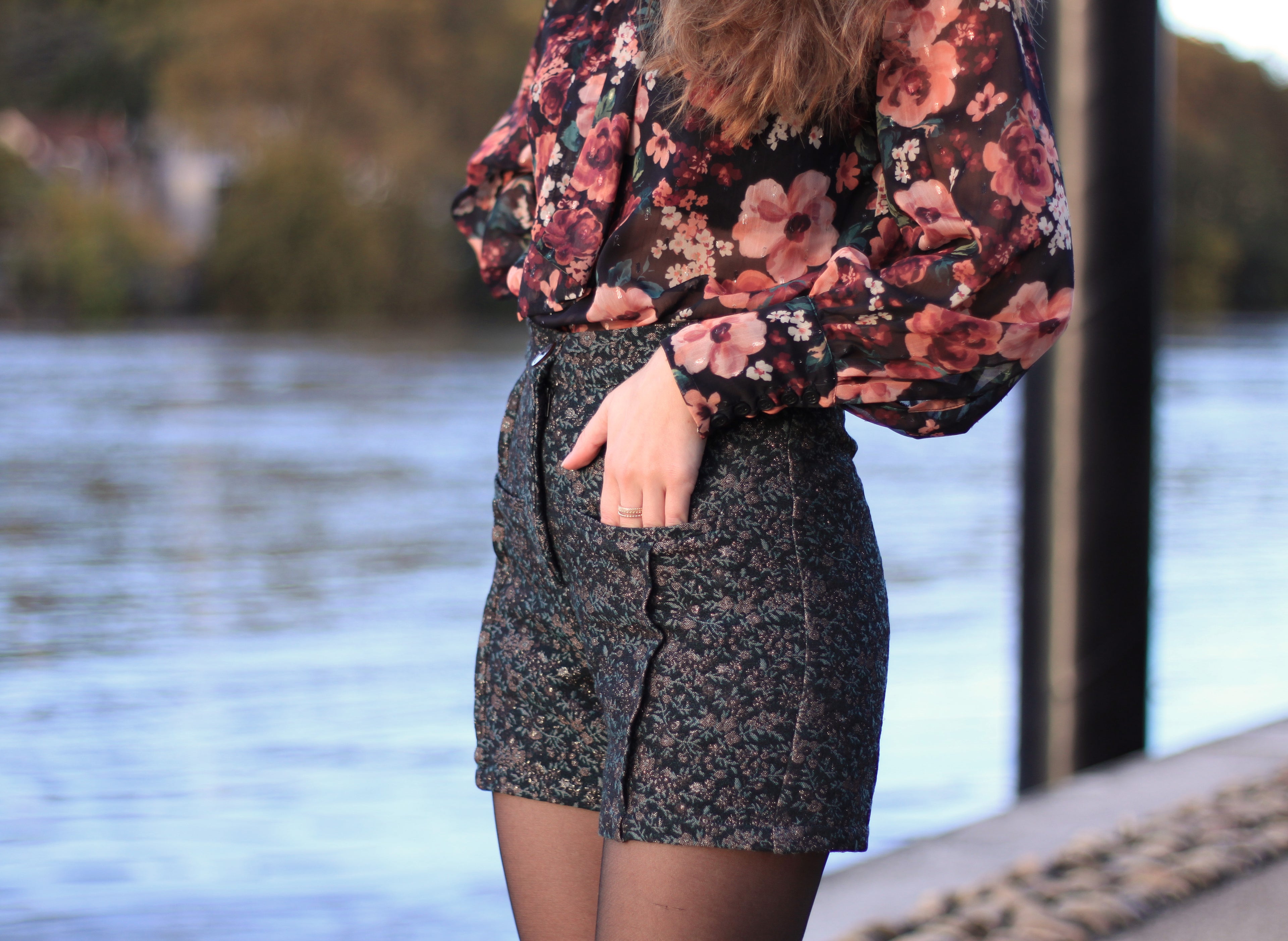 Jacquard - Taillis - Sapin, Prune & Or