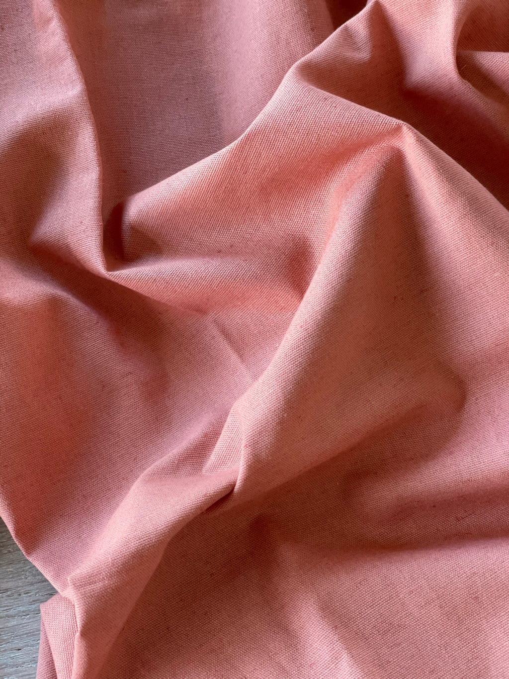 Toile brute Coton Lin - Uni - Terracotta