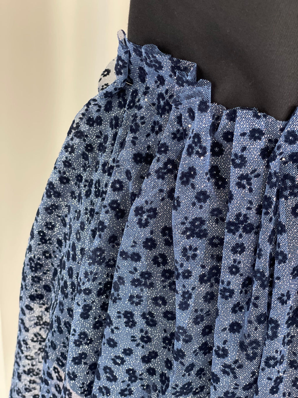 Tulle pailleté - Les imprimés flock