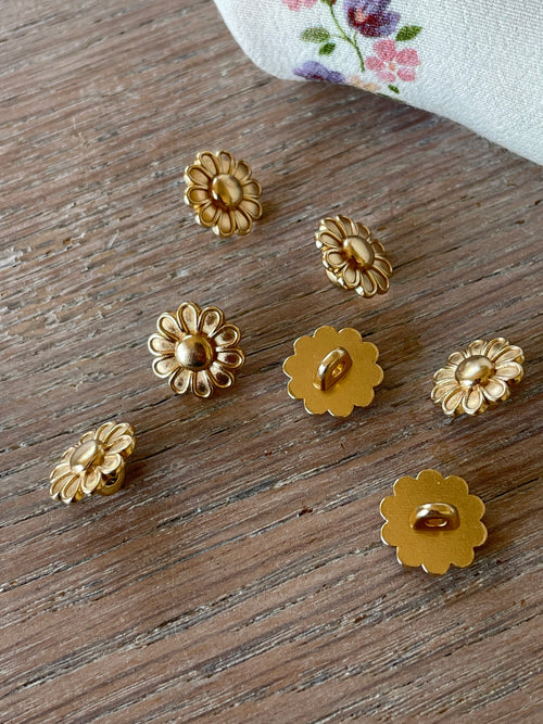 Bouton à coudre - La Chicorée - Or