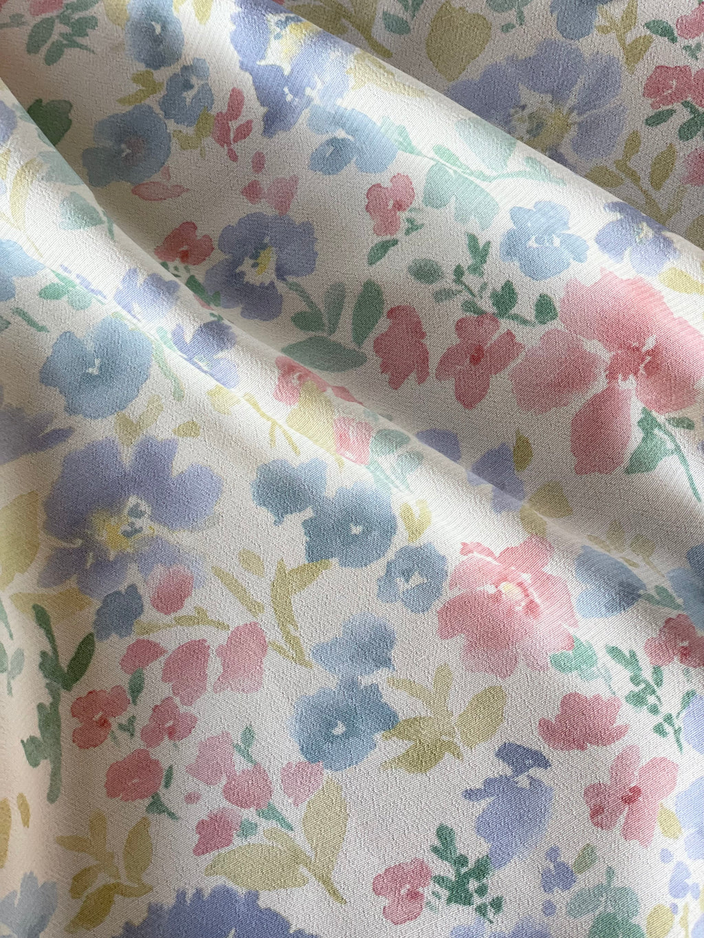 Moroccan Viscose Crepe - Norine Print