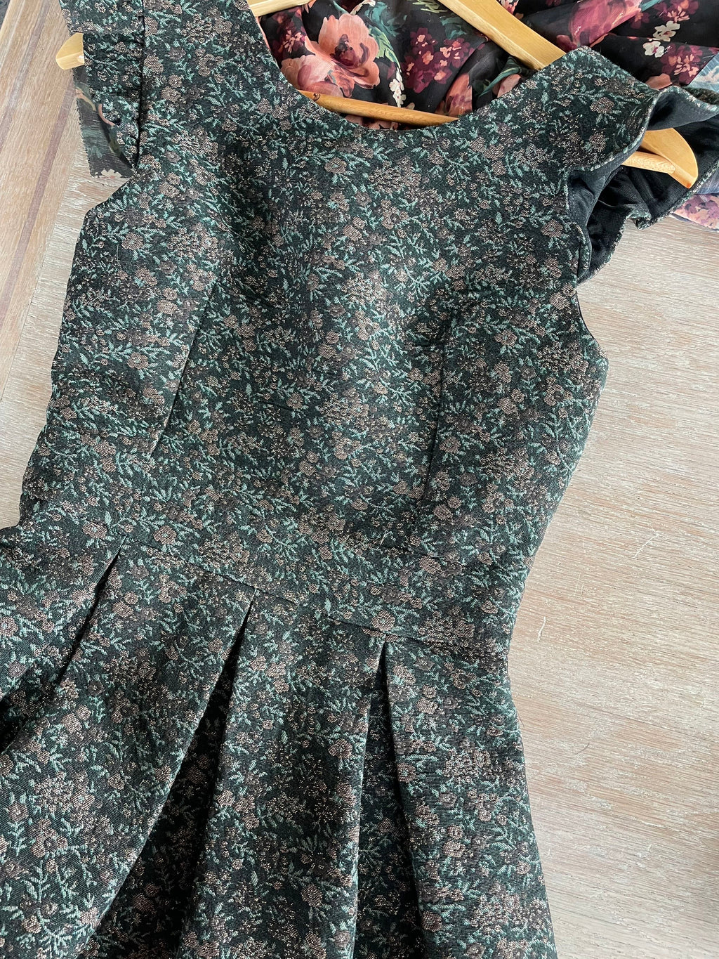 Jacquard - Taillis - Sapin, Prune & Or