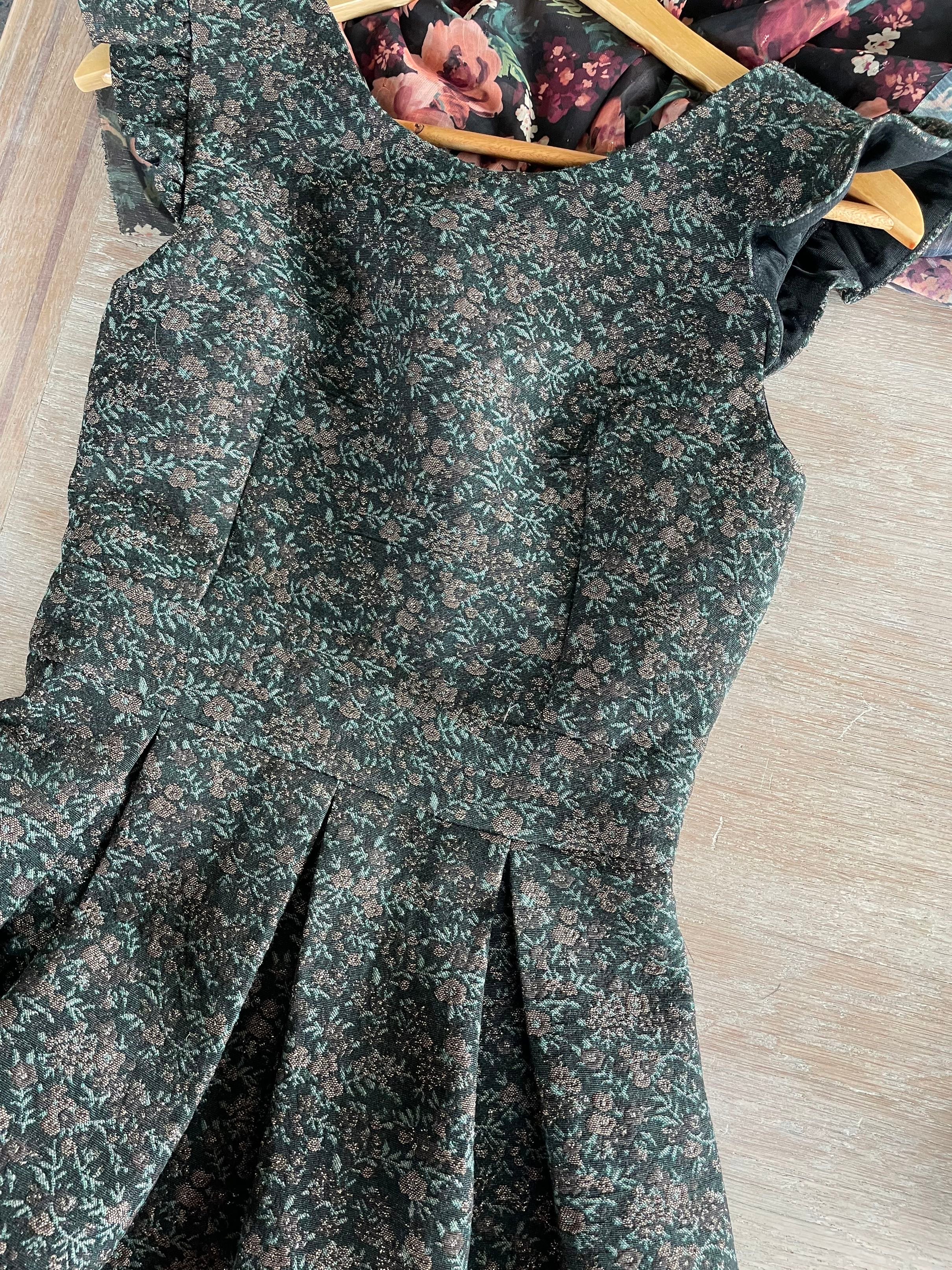 Jacquard - Taillis - Sapin, Prune & Or