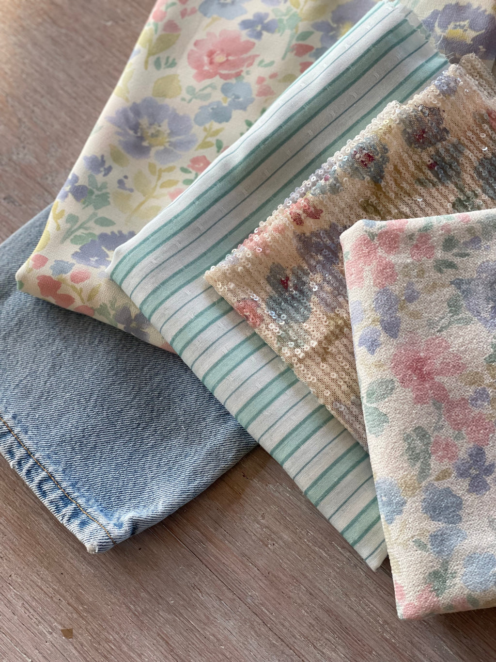 Moroccan Viscose Crepe - Norine Print