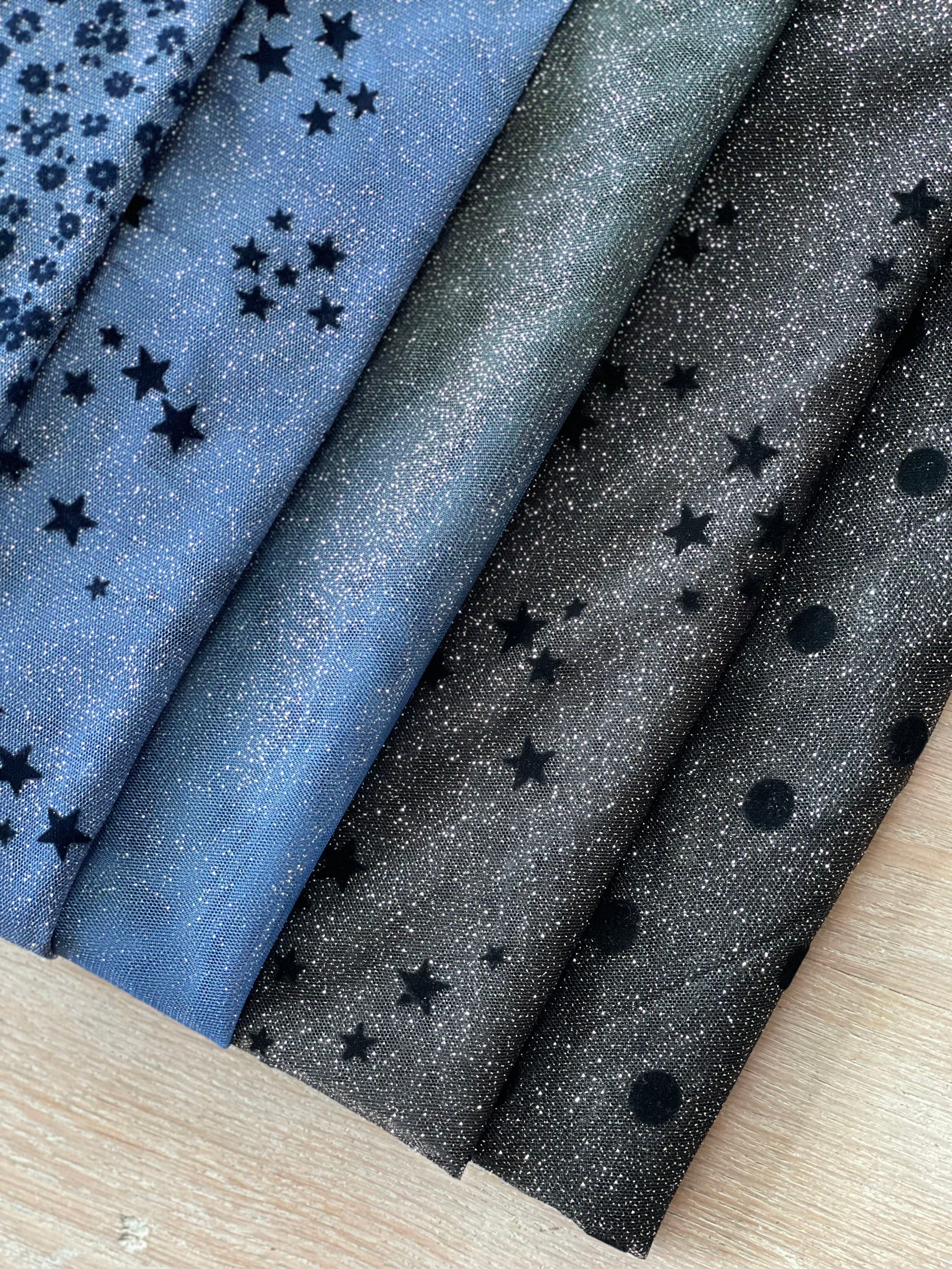 Glittery tulle - Flock prints