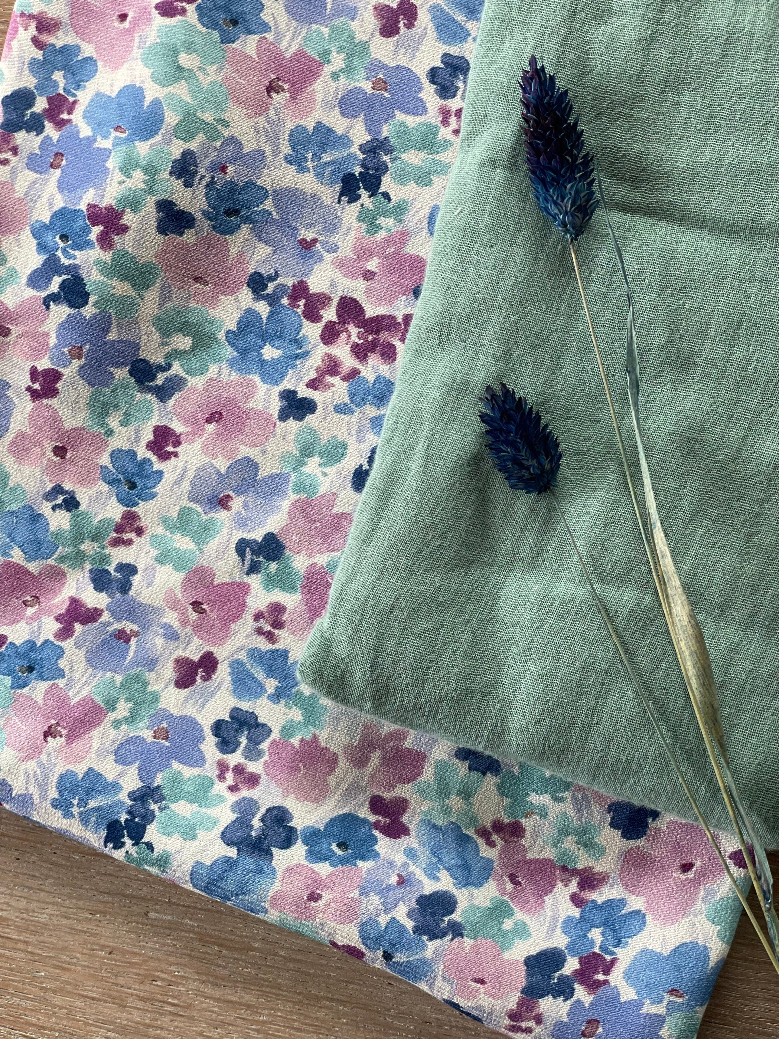 Moroccan Viscose Crepe - Flora Print