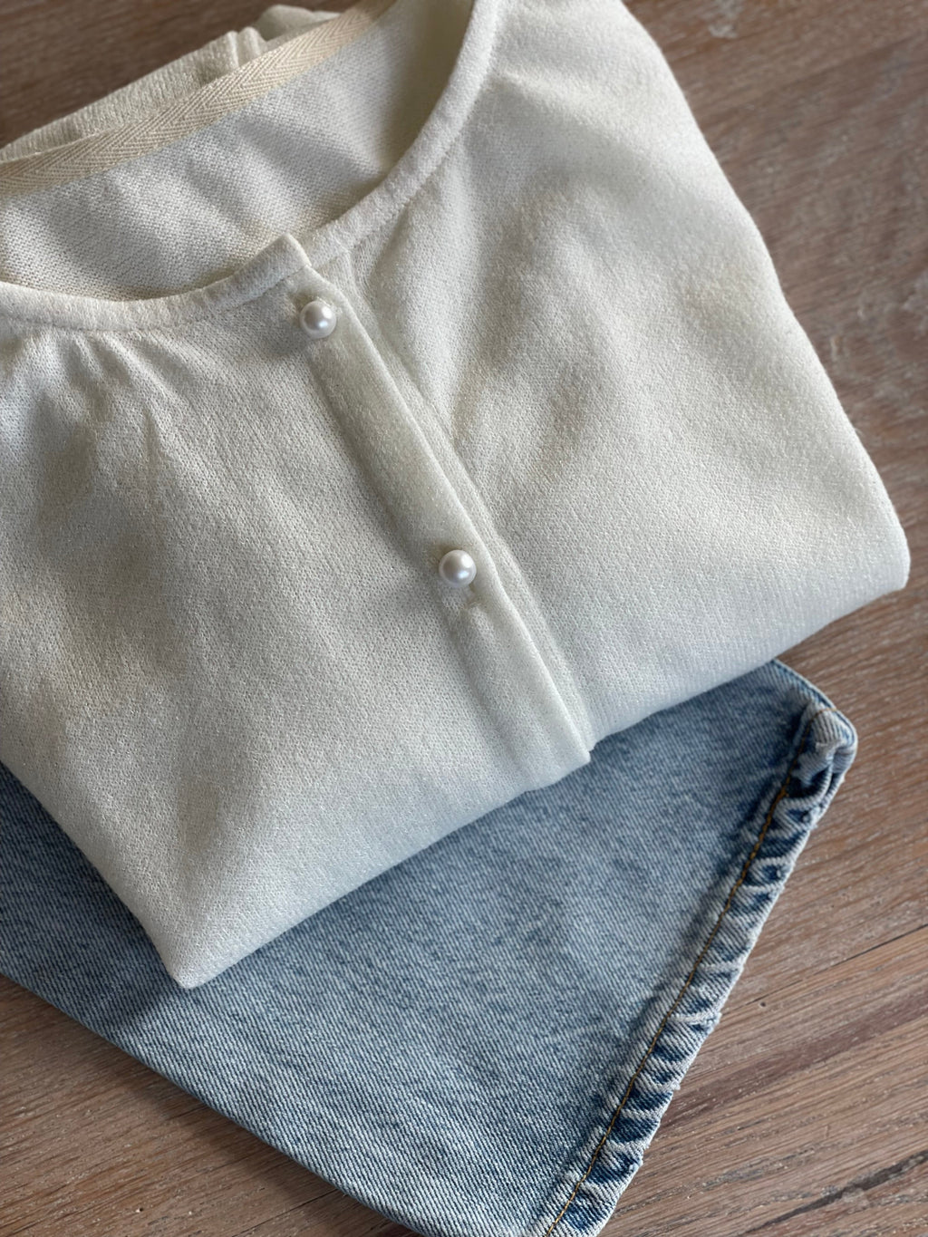Ensemble gilet Isalys - Maille Pailleté argent