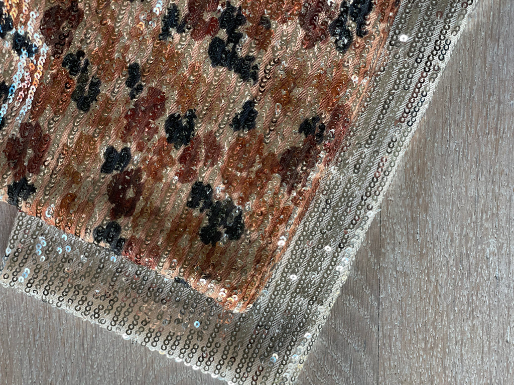 Soft Sequins - Leo Print