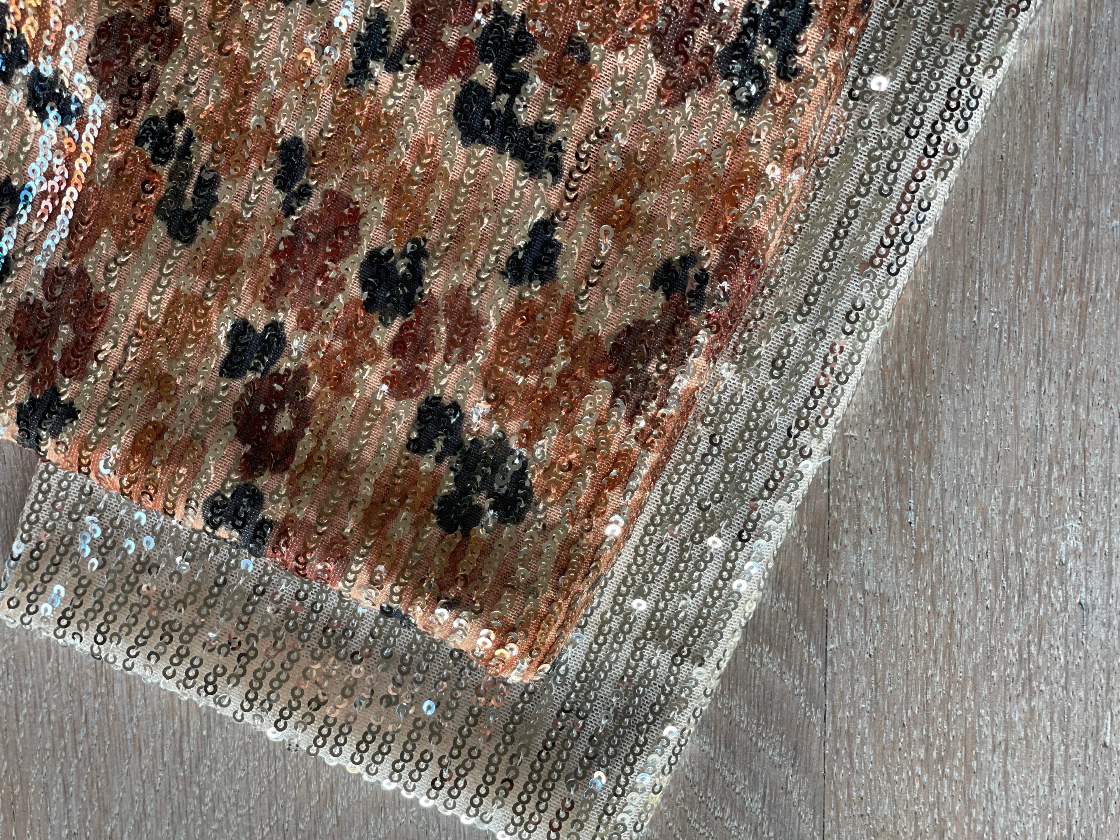 Soft Sequins - Leo Print