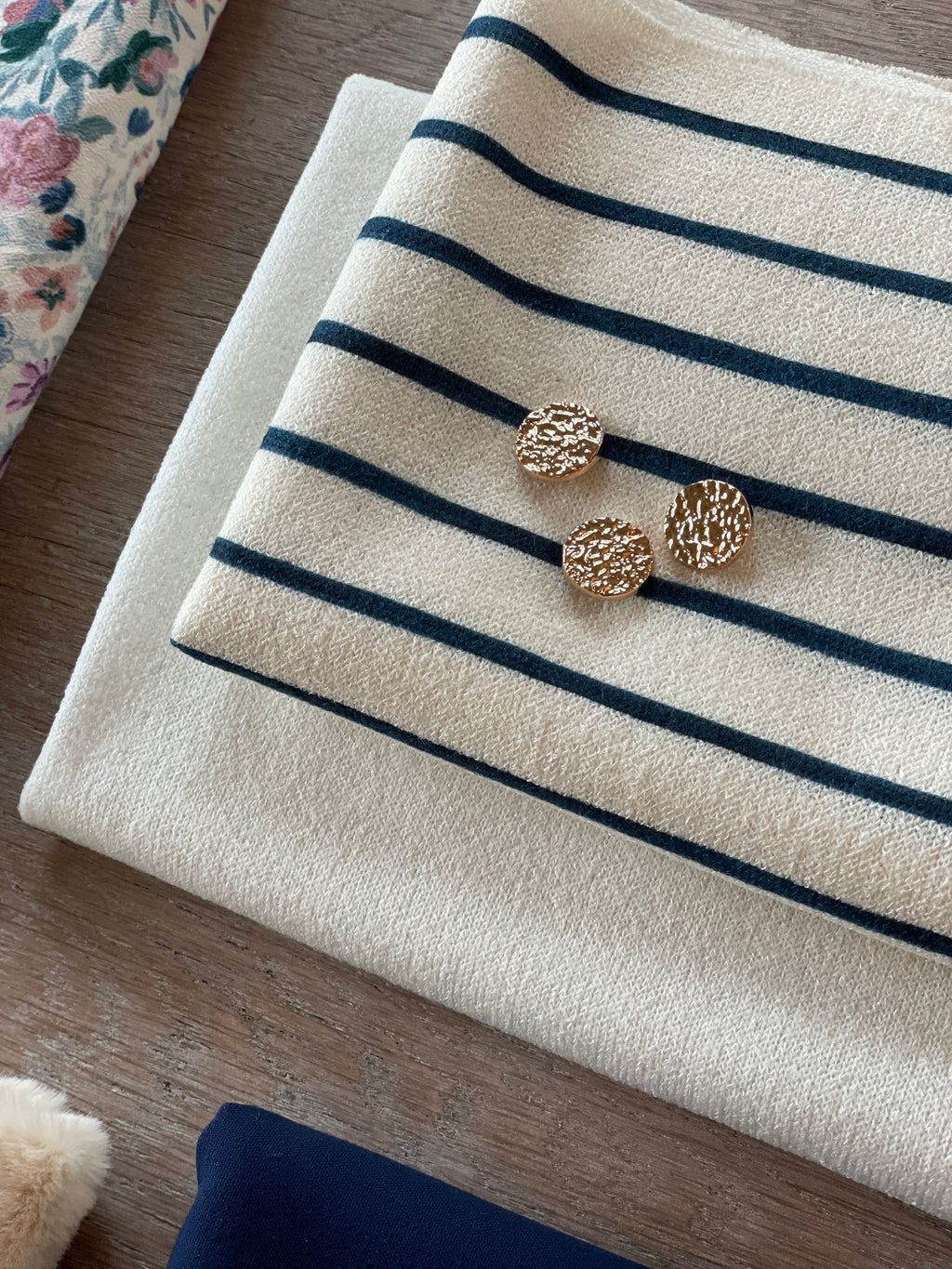 Maille - Imprimé Marine (Coupon)