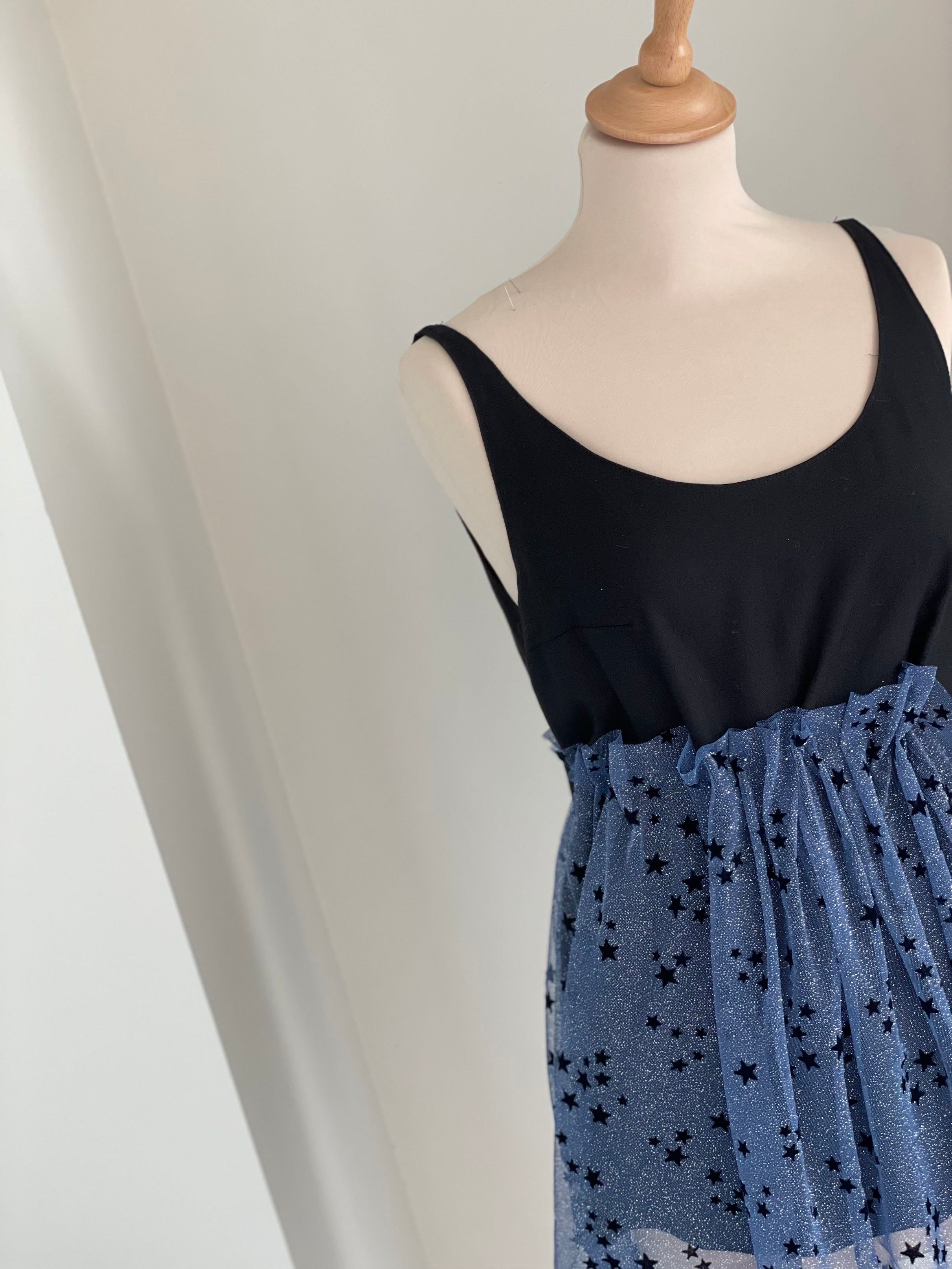 Glittery tulle - Flock prints
