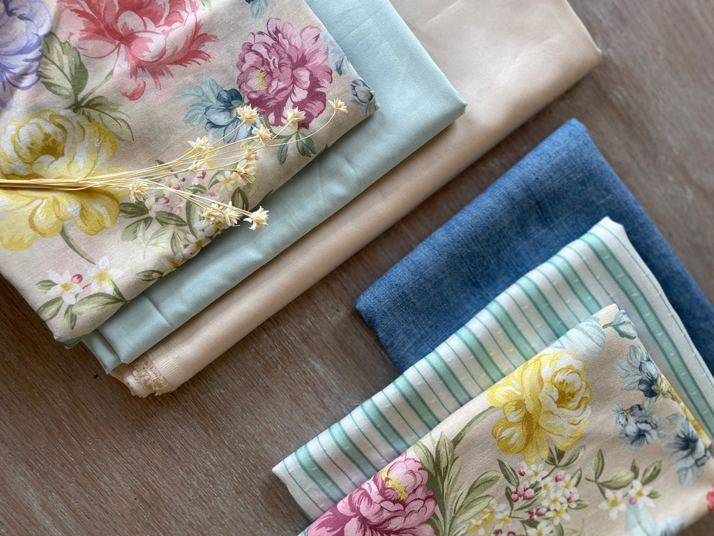 Satin de coton uni - aqua