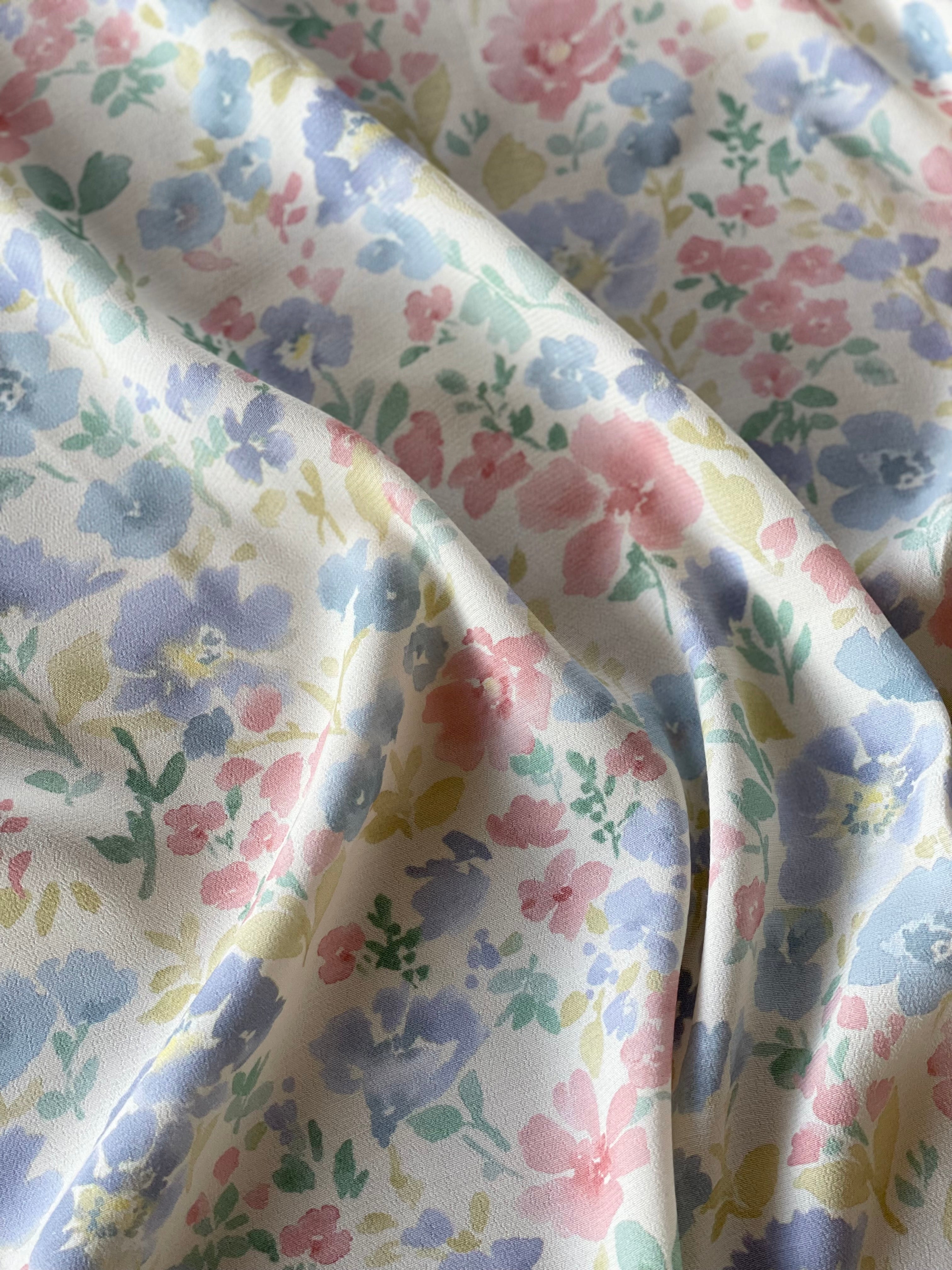 Crêpe marocain de Viscose - Imprimé Millie (Coupon)